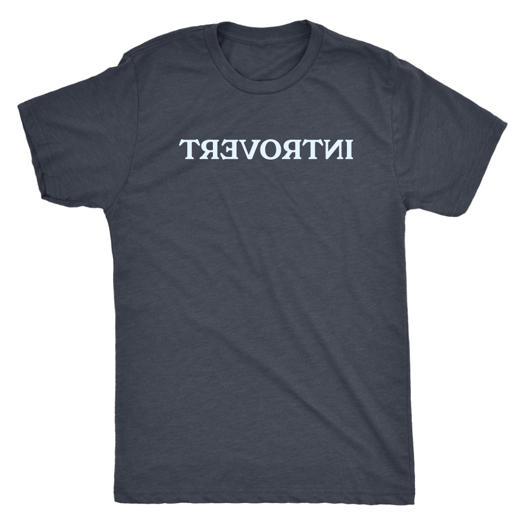 INTROVERT! (Blue type variant) t-shirt